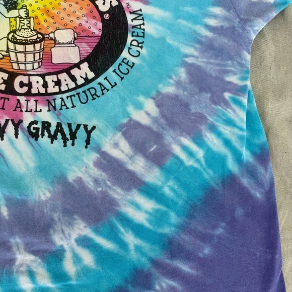 Vintage Ben & Jerry's Wavy Gravy Tie Dye T Shirt Size XL - Picture 3 of 5